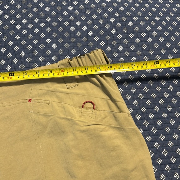 Orvis‎ Pants Mens XL Trout Bum Dri-Fit Tan Khakis Flat Front Straight Leg - Picture 7 of 7